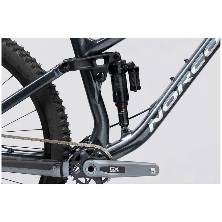 Norco Fluid FS A1 SRAM Complete Mountain Bike 2024 Black/Chrome