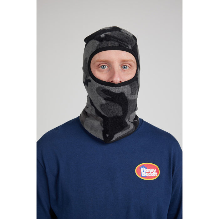 Airblaster Cozy Fleece Face Tube Black Dinoflage XL