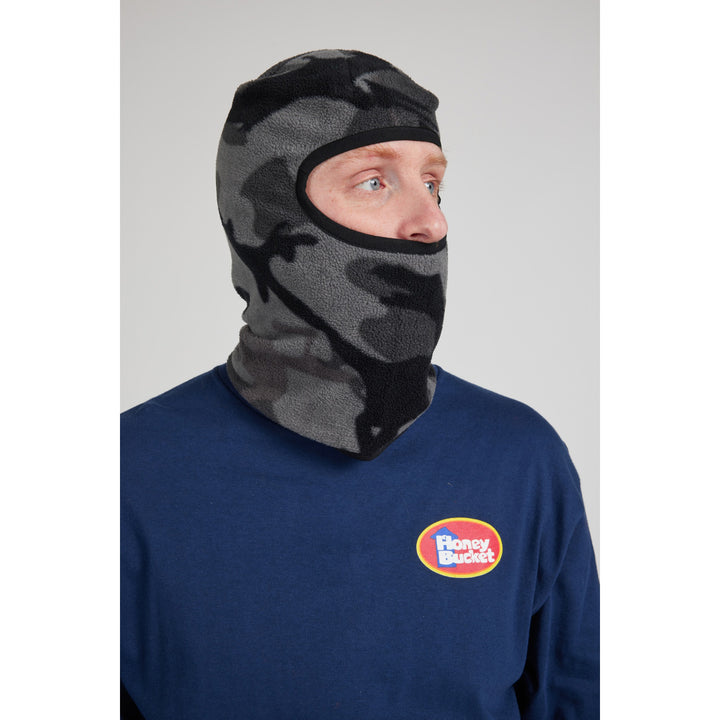 Airblaster Cozy Fleece Face Tube Black Dinoflage XL