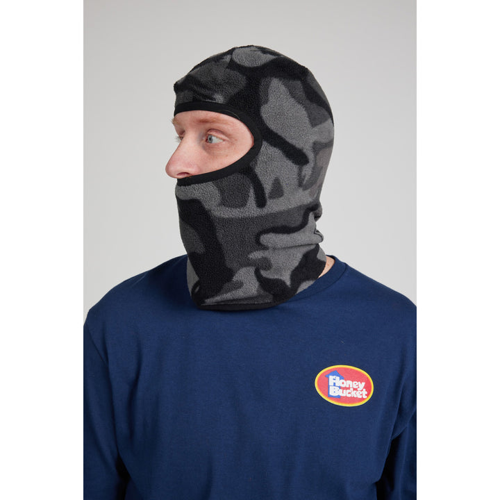 Airblaster Cozy Fleece Face Tube Black Dinoflage XL