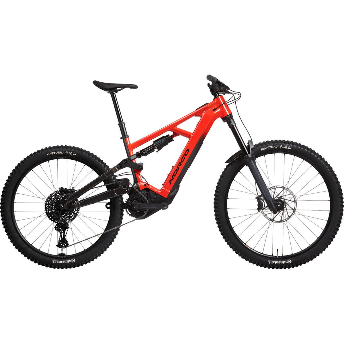 Norco Range VLT A1 E-Mountain Bike 2024 Red/Black