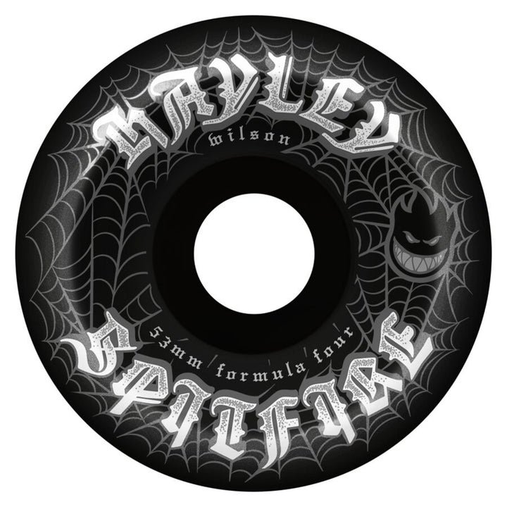 Spitfire Formula Four 99d Haley Wilson Webbed Black Conical Full Skateboard Wheels