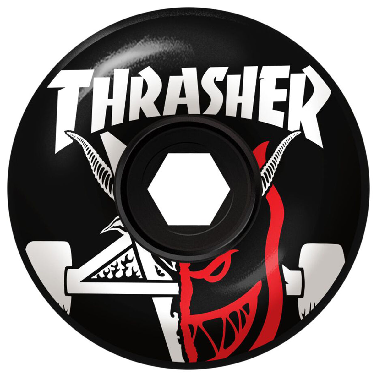 Spitfire x Thrasher 80HD Thrash & Burn Black Classic Skateboard Wheels