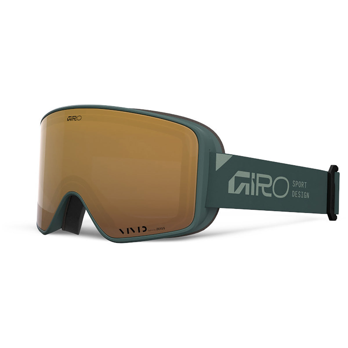 Giro Method Low Bridge Fit Goggles Forest Green Stacked Vivid Petrol / Vivid Infrared