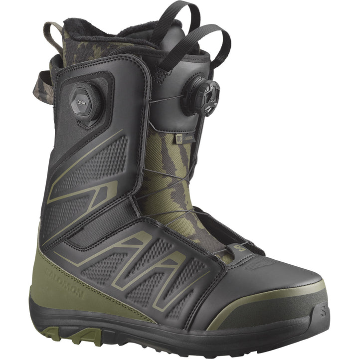 Salomon Launch Boa SJ Boa Snowboard Boots Olive Night