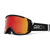 Giro Revolt Low Bridge Fit Goggles Black Stacked Vivid Ember / Clear