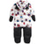 The North Face Baby 1996 Retro Nuptse Print One-Piece - Infants' TNF White Nuptse Bears Print