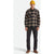 Brixton Bowery Heavy Weight Long-Sleeve Flannel - Men's Black/Cream