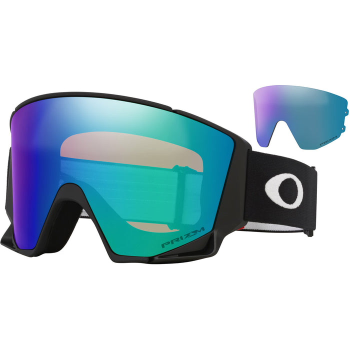 Oakley Flow Scape L Low Bridge Fit Goggles Matte Black/Prizm Argon+Prizm Iced Iridium