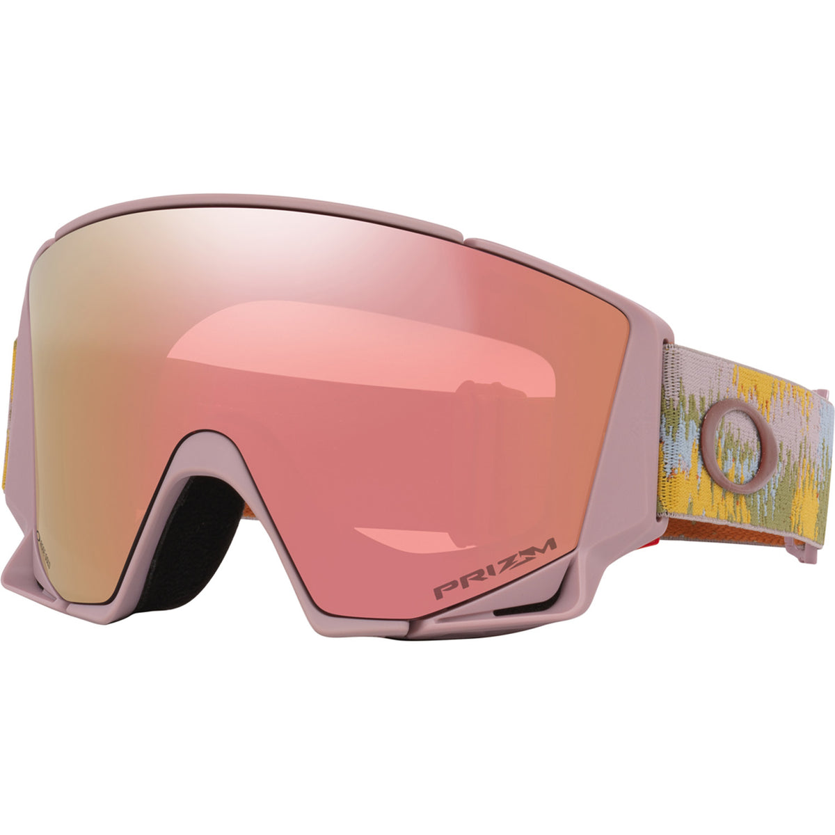 Oakley Flow Scape M Low Bridge Fit Goggles Toadstool Static/Prizm Rose Gold+Prizm Iced Iridium