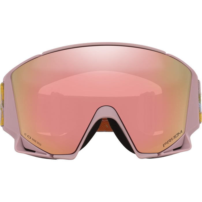 Oakley Flow Scape M Low Bridge Fit Goggles Toadstool Static/Prizm Rose Gold+Prizm Iced Iridium