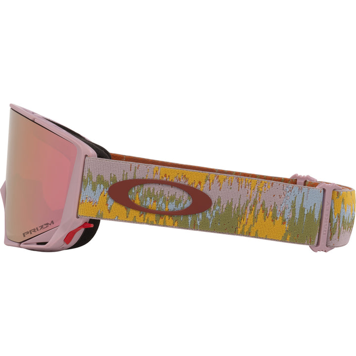 Oakley Flow Scape M Low Bridge Fit Goggles Toadstool Static/Prizm Rose Gold+Prizm Iced Iridium