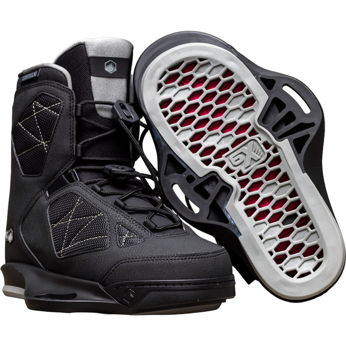 Liquid Force Rival 6X Wakeboard Bindings 2026 Black