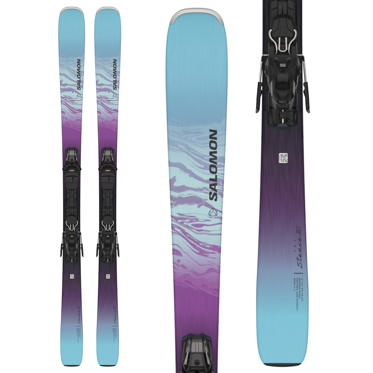 Salomon Stance W 80 Skis + EM 10 Bindings - Women's 2024