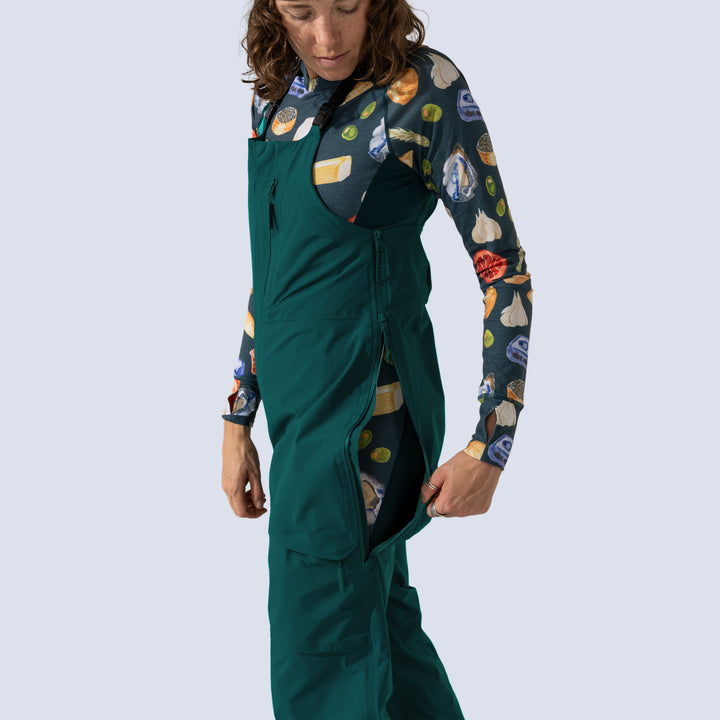 Wild Rye Heyburn 3L Bibs - Women's Shaded Spruce