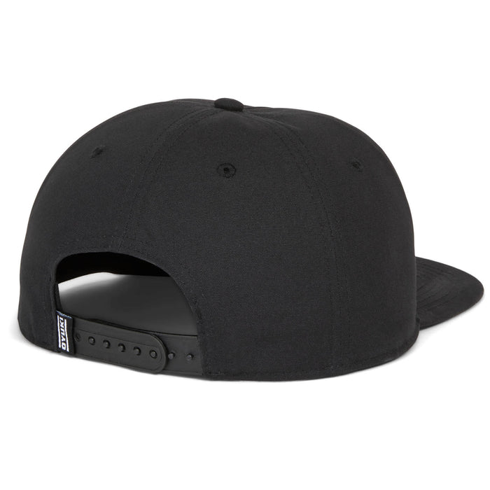 Oyuki 5 Panel Vintage Hat Black