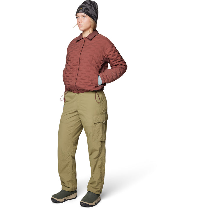 Mountain Hardwear Stretchdown™ Light Snap Jacket - Women's Bourbon Brown