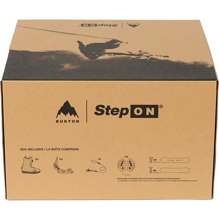 Burton Step On Snowboard Boot & Binding Package 2026 Black