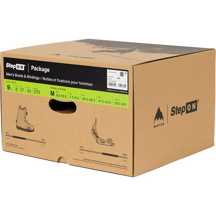 Burton Step On Snowboard Boot & Binding Package 2026 Black