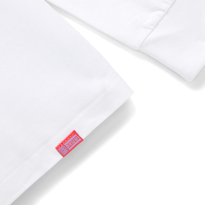 Oyuki Pocket Long-Sleeve T-Shirt - Unisex White