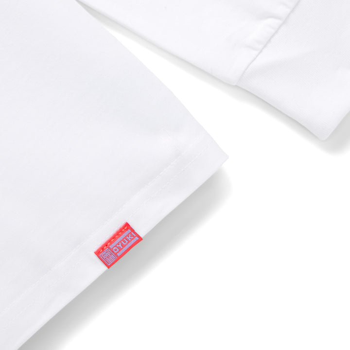 Oyuki Pocket Long-Sleeve T-Shirt - Unisex White