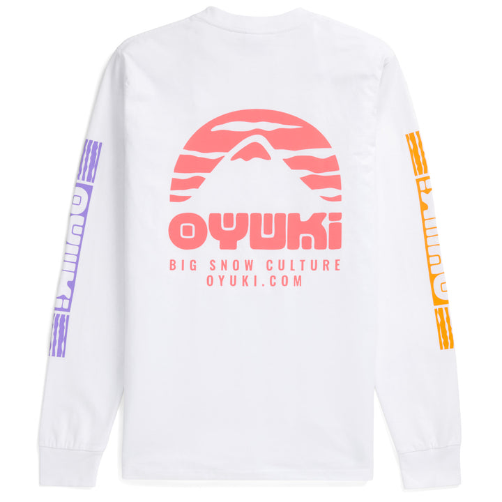Oyuki Pocket Long-Sleeve T-Shirt - Unisex White