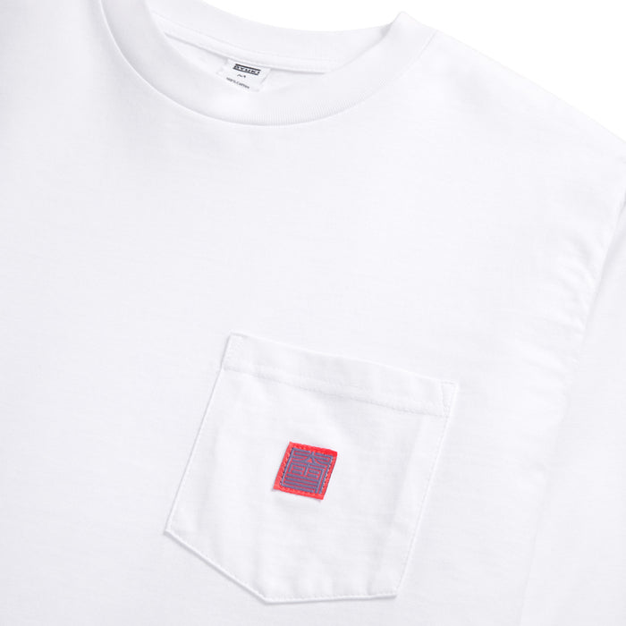 Oyuki Pocket Long-Sleeve T-Shirt - Unisex White