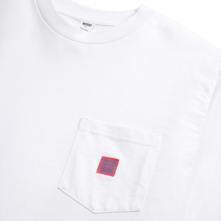 Oyuki Pocket Long-Sleeve T-Shirt - Unisex White
