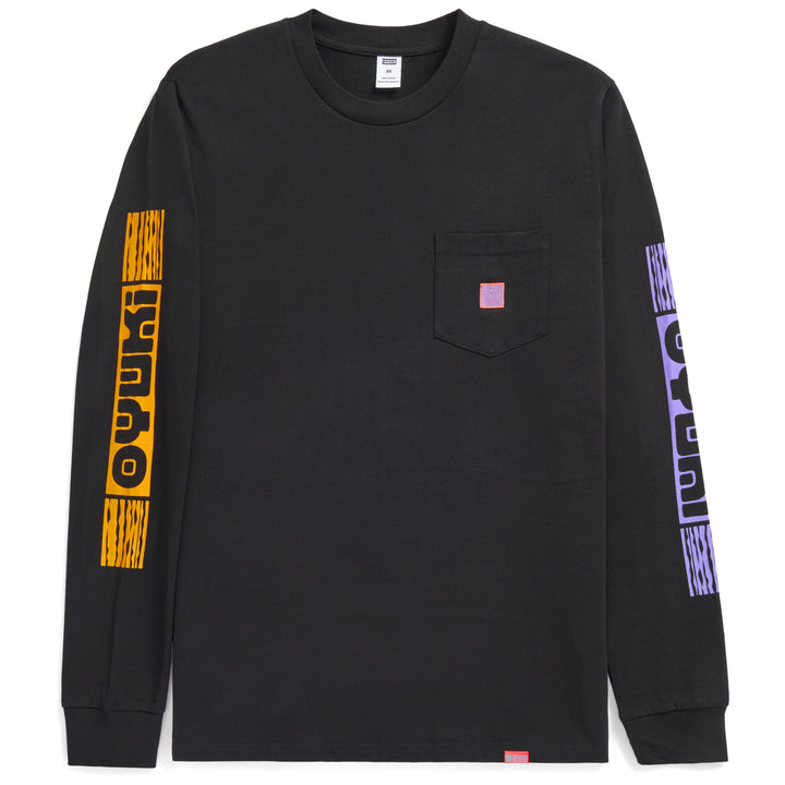 Oyuki Pocket Long-Sleeve T-Shirt - Unisex Black