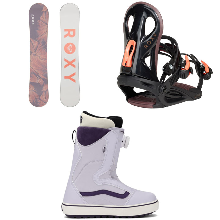 Roxy Raina LTD Snowboard + Viva LTD Snowboard Bindings + Vans Encore OG Snowboard Boots - Women's 2026