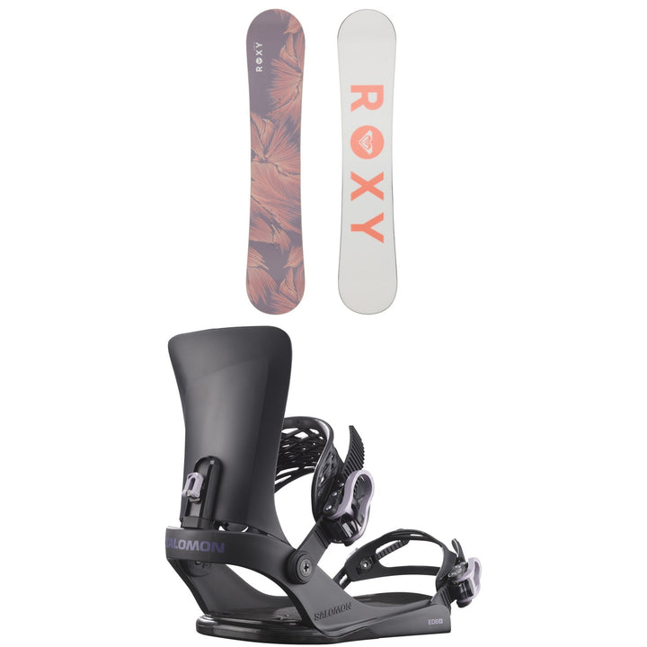 Roxy Raina LTD Snowboard + Salomon EDB X Snowboard Bindings - Women's 2026
