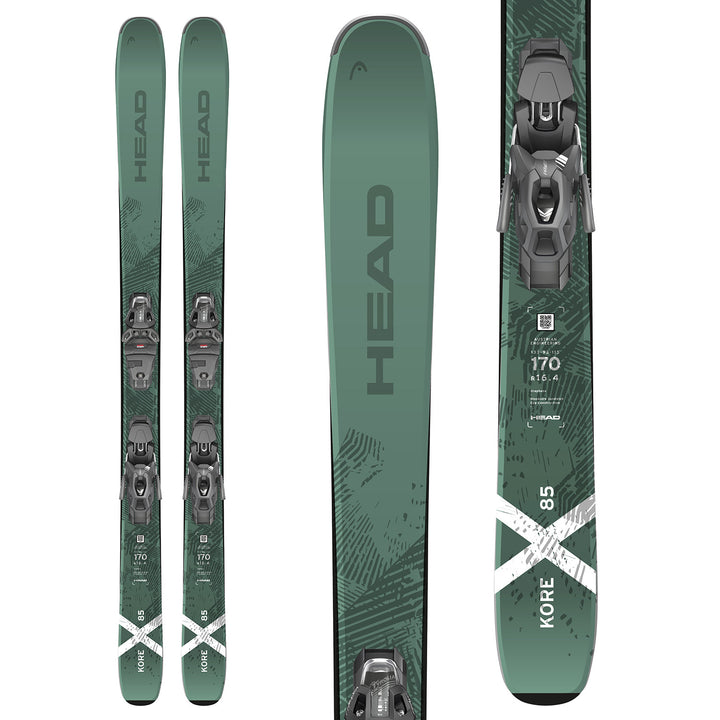 Head Kore X 85 Skis + PR 11 Bindings 2025