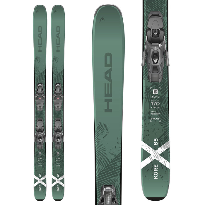 Head Kore X 85 Skis + PR 11 Bindings 2025