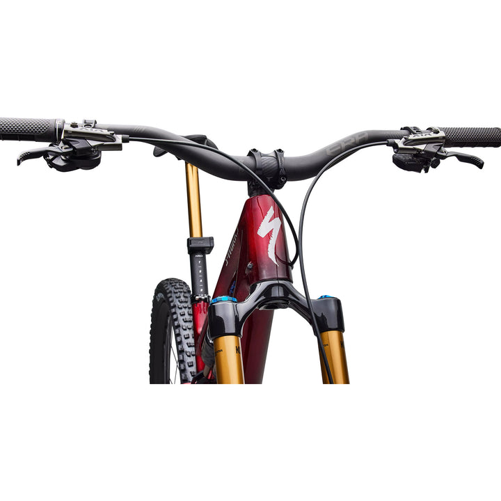 Specialized S-Works Stumpjumper 15 EVO Di2 Complete Mountain Bike 2026 Gloss Solidity Metallic / Bordeaux Metallic / Brushed Chrome