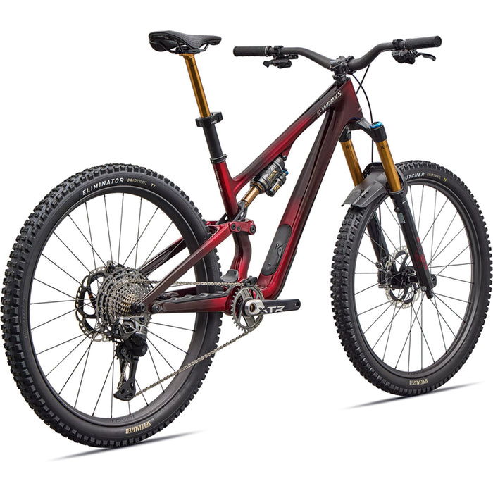 Specialized S-Works Stumpjumper 15 EVO Di2 Complete Mountain Bike 2026 Gloss Solidity Metallic / Bordeaux Metallic / Brushed Chrome