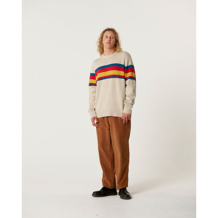 The Critical Slide Society Horizon Crew Knit - Men's Ecru