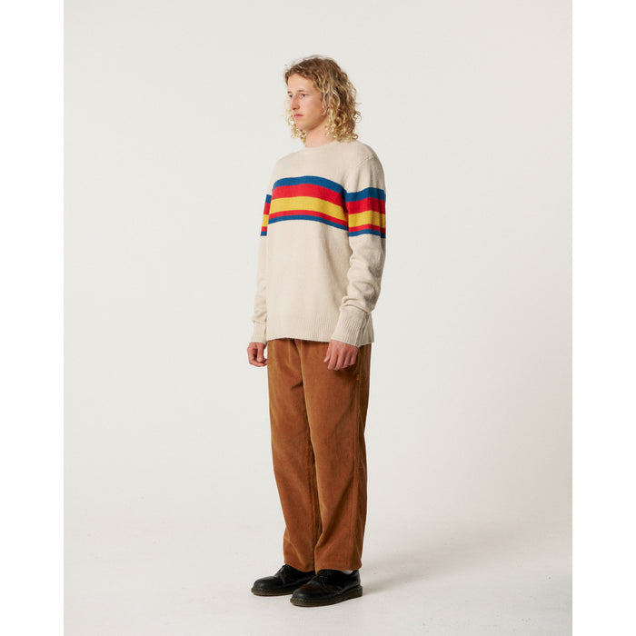 The Critical Slide Society Horizon Crew Knit - Men's Ecru