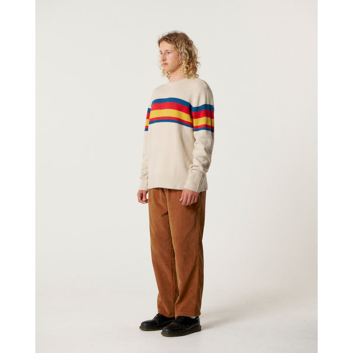 The Critical Slide Society Horizon Crew Knit - Men's Ecru