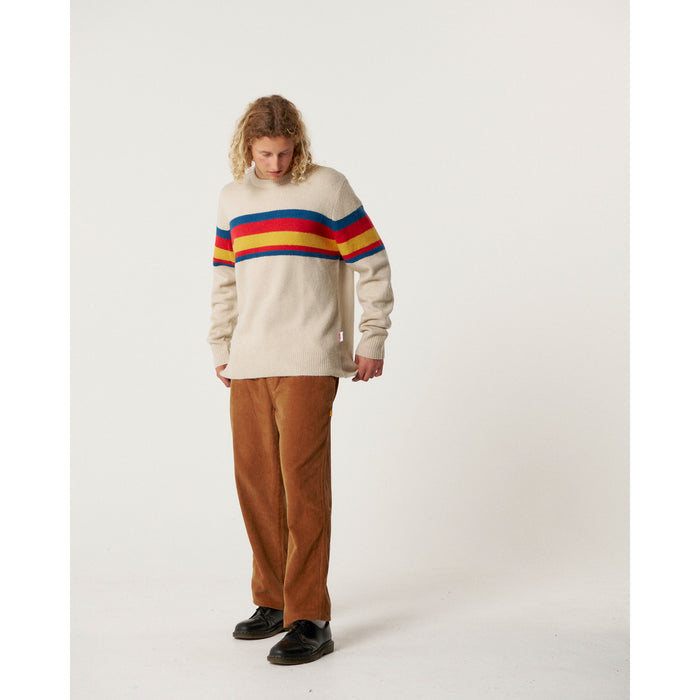 The Critical Slide Society Horizon Crew Knit - Men's Ecru