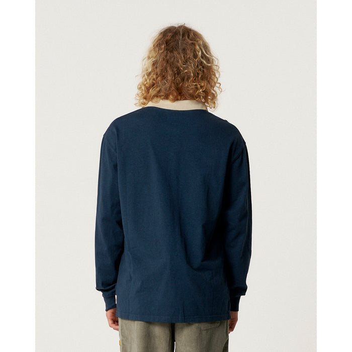 The Critical Slide Society Sun Cured 1/4 Zip Rugby - Men's Navy