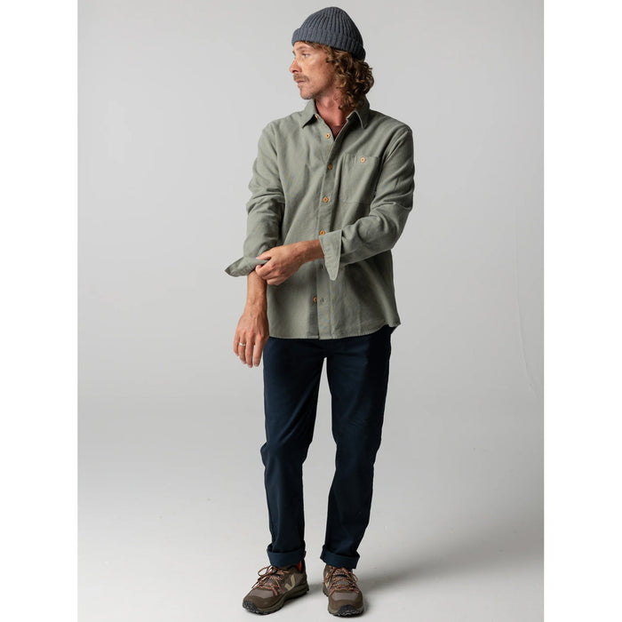 Finisterre Gylly Shirt - Men's Shadow Green