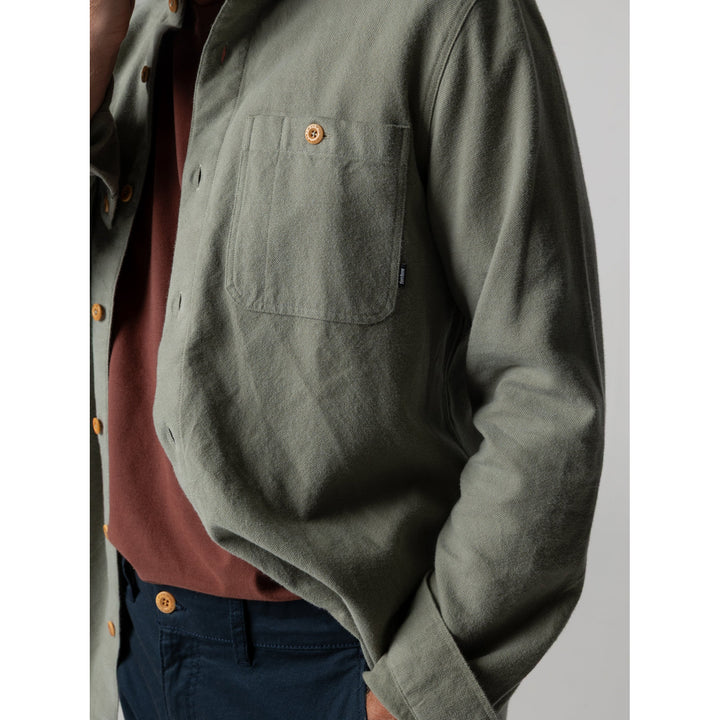Finisterre Gylly Shirt - Men's Shadow Green