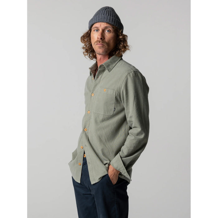 Finisterre Gylly Shirt - Men's Shadow Green