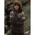 Finisterre Porth Fair-Isle Yoke Jumper Sweater - Women's Burnt Umber/Caramel