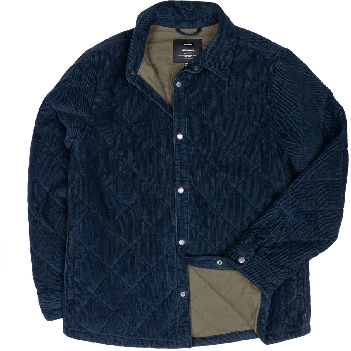 Finisterre Rockall Quilted Overshirt - Men's Navy