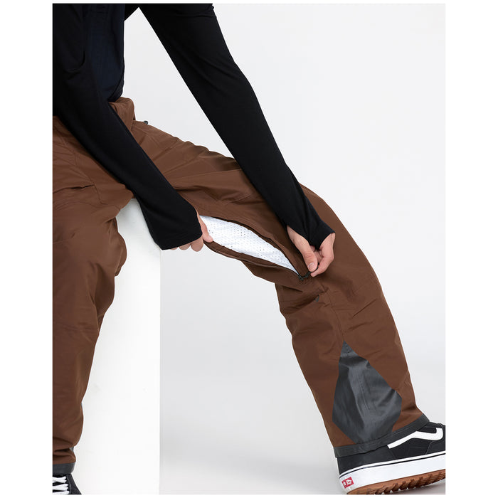 Volcom Rain GORE-TEX Bibs - Men's Brown