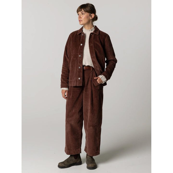 Finisterre Yarrel Cord Jacket - Women's Chestnut