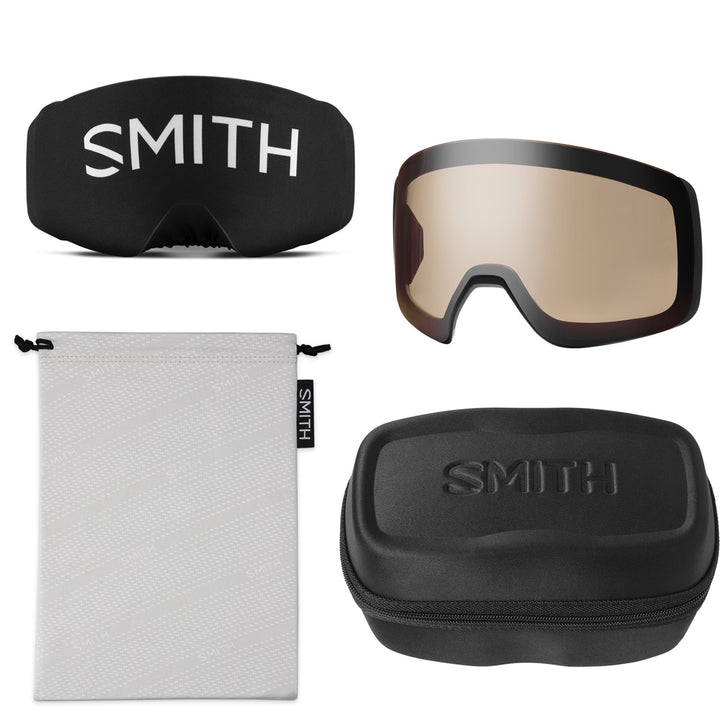 Smith 4D MAG Low Bridge Fit Goggles Emerald City/ChromaPop Everyday Violet Mirror+Chromapop Storm Amber