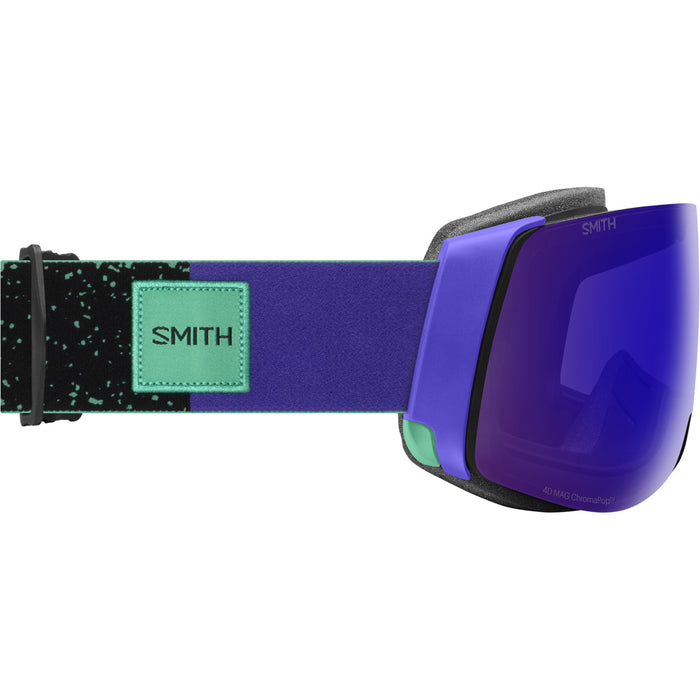 Smith 4D MAG Low Bridge Fit Goggles Emerald City/ChromaPop Everyday Violet Mirror+Chromapop Storm Amber