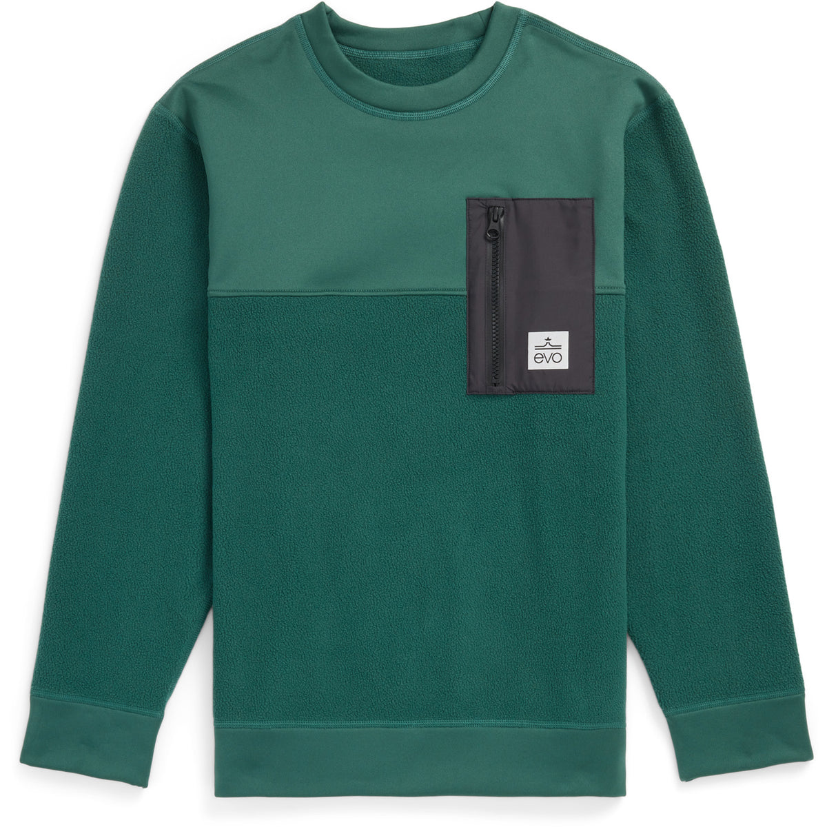 evo Fleece Crew Sweatshirt - Unisex Emerald